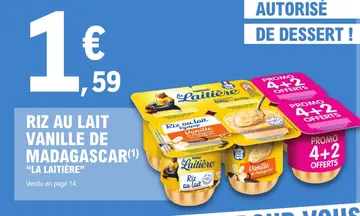 Aanbieding: RIZ AU LAIT VANILLE DE MADAGASCAR