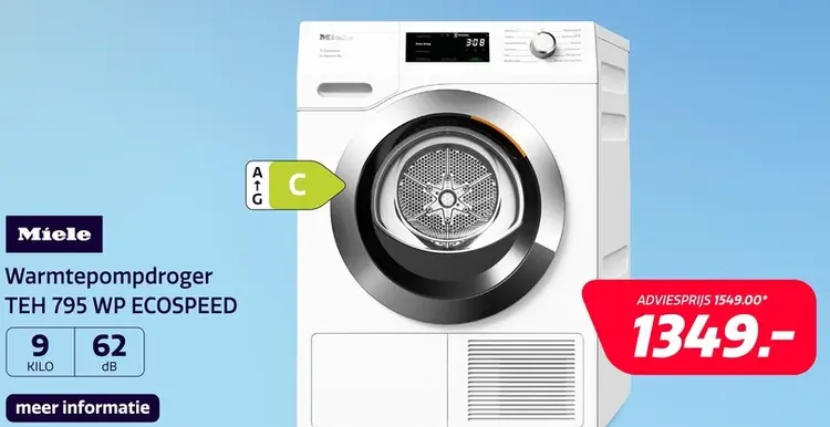 Aanbieding: Miele TEH 795 WP ECOSPEED