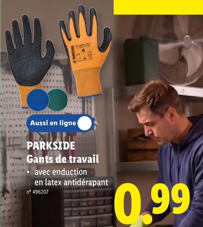 Offre: Gants de travail
