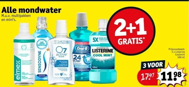 Aanbieding: mondwater