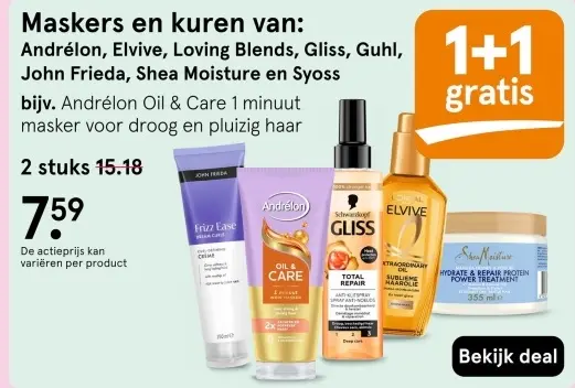 Aanbieding: Maskers en kuren