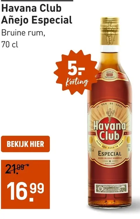 Aanbieding: Havana Club Añejo Especial