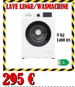 Offre: LAVE LINGE/WASMACHINE