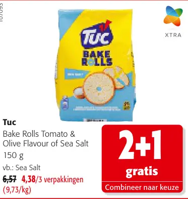 Promotie: Bake Rolls Tomato & Olive Flavour of Sea Salt