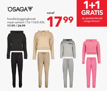 Aanbieding: hoodie/joggingbroek