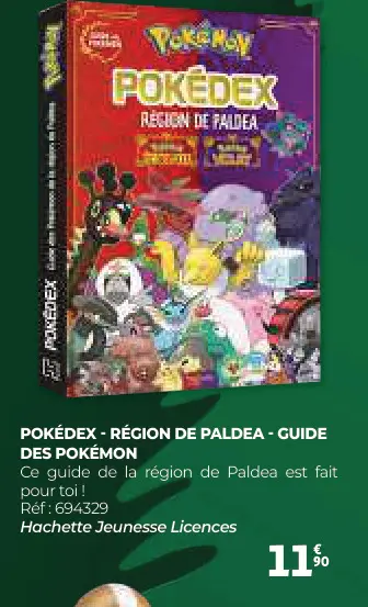 Offre: Pokédex - région de paldea - guide des Pokémo
