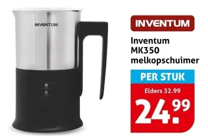 Aanbieding: Inventum MK350 melkopschuimer