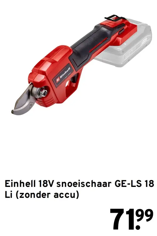 Aanbieding: 18V snoeischaar GE-LS 18 Li