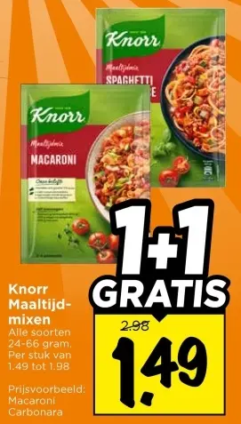 Aanbieding: Maaltijdmixen
