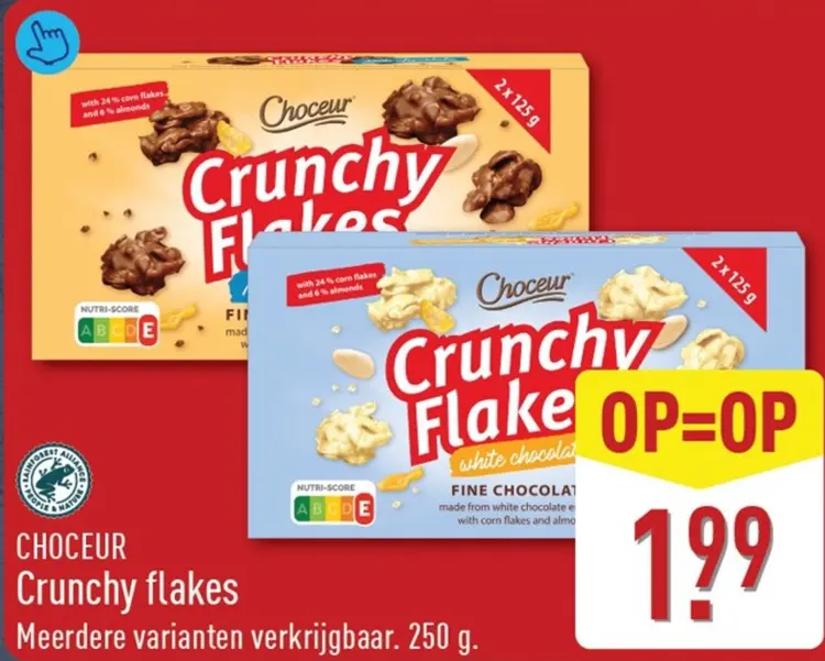 Aanbieding: Choceur Crunchy flakes