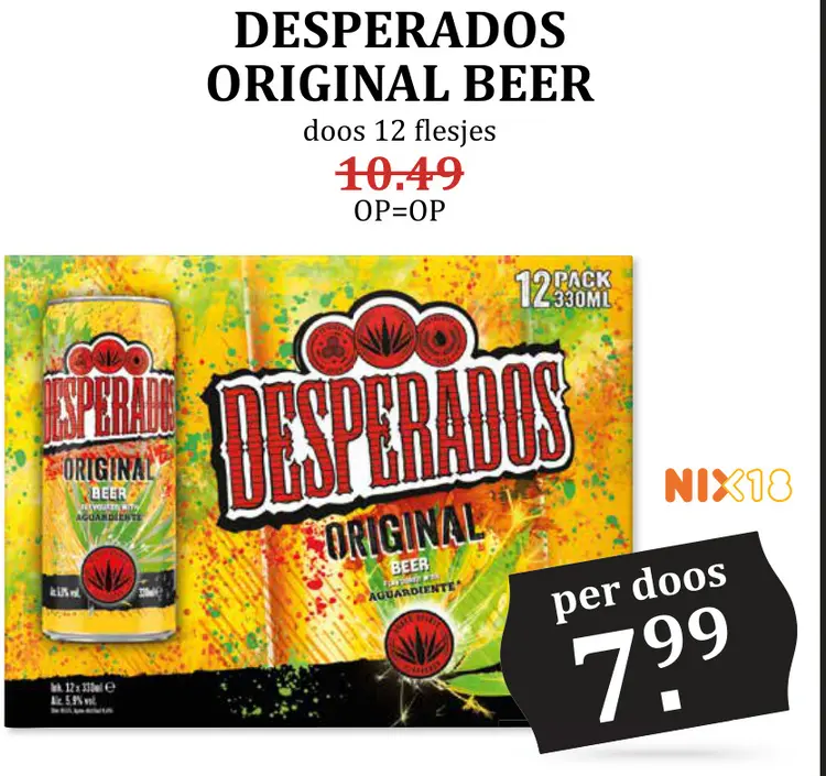 Aanbieding: Desperados Original beer