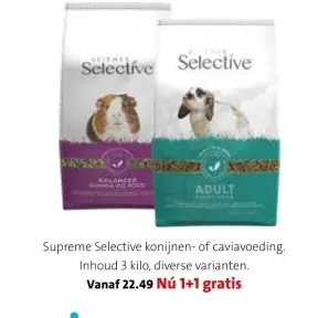 Aanbieding: Supreme Selective konijnen- of caviavoeding