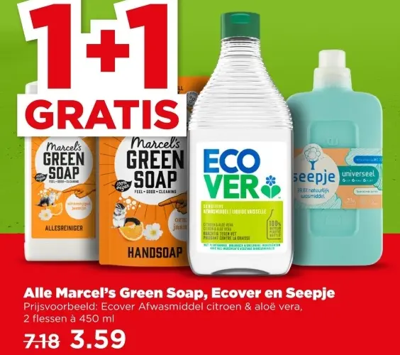 Aanbieding: Marcel's Green Soap, Ecover en Seepje