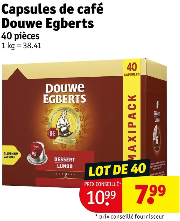 Offre: Capsules de café