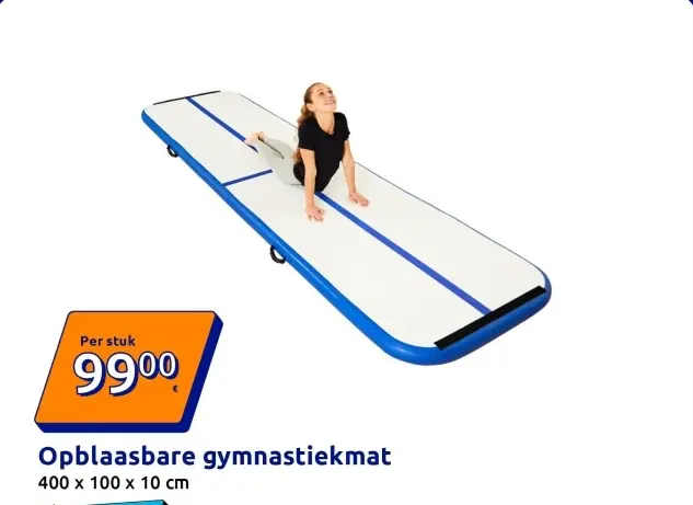 Promotie: Opblaasbare gymnastiekmat