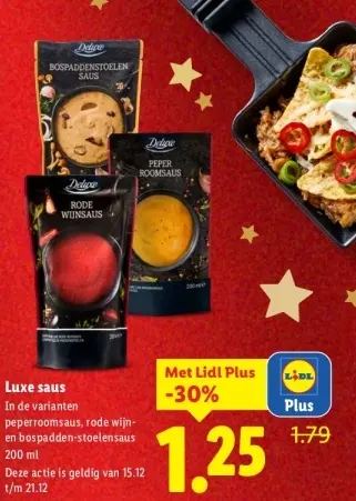 Aanbieding: Luxe saus