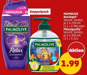 Aanbieding: PALMOLIVE Duschgel**