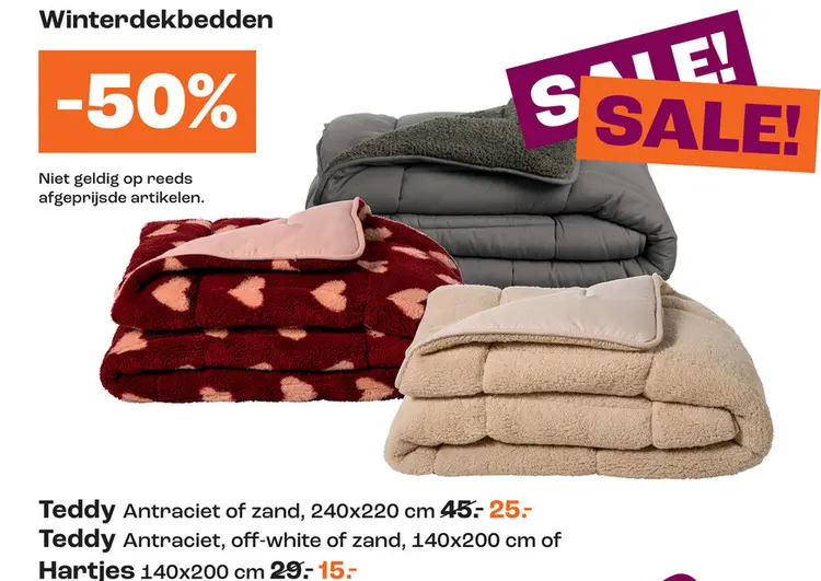 Aanbieding: Winterdekbedden