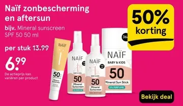 Aanbieding: Zonbescherming en aftersun
