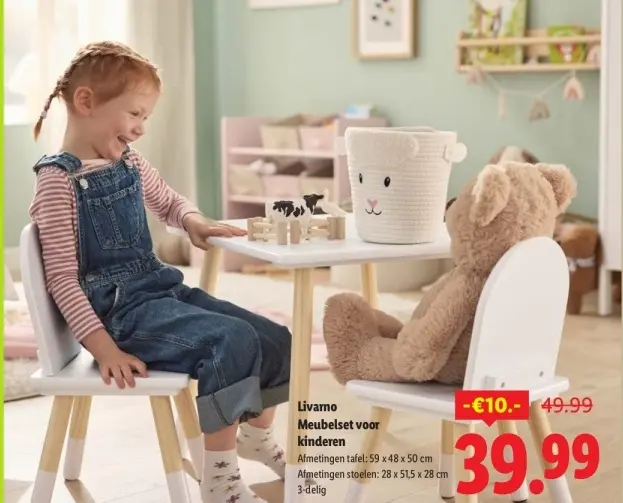Aanbieding: Meubelset voor kinderen