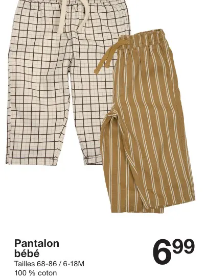 Offre: Pantalon bébé