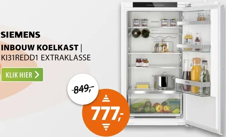 Aanbieding: Inbouw koelkast