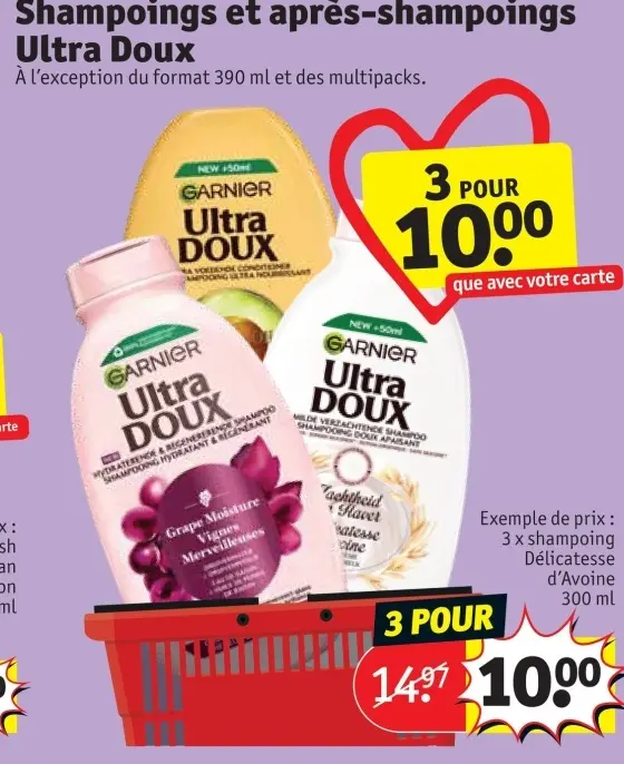 Offre: Shampoings Ultra Doux