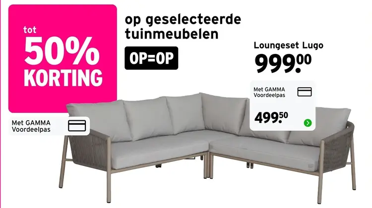 Aanbieding: Loungeset Lugo