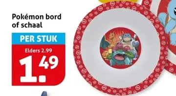 Aanbieding: Pokémon bord of schaal