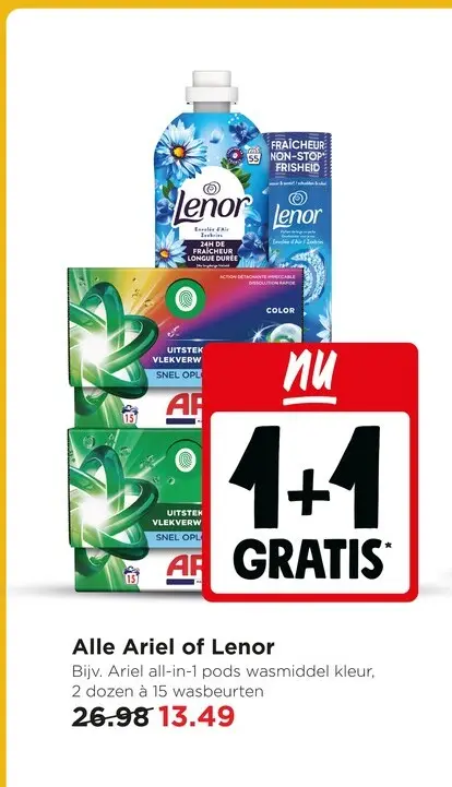 Aanbieding: Alle Ariel of Lenor
