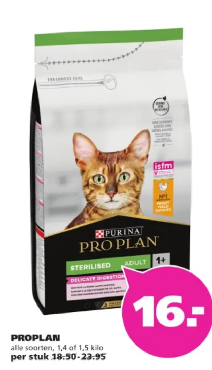 Aanbieding: Proplan alle soorten