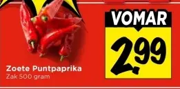 Aanbieding: Zoete Puntpaprika