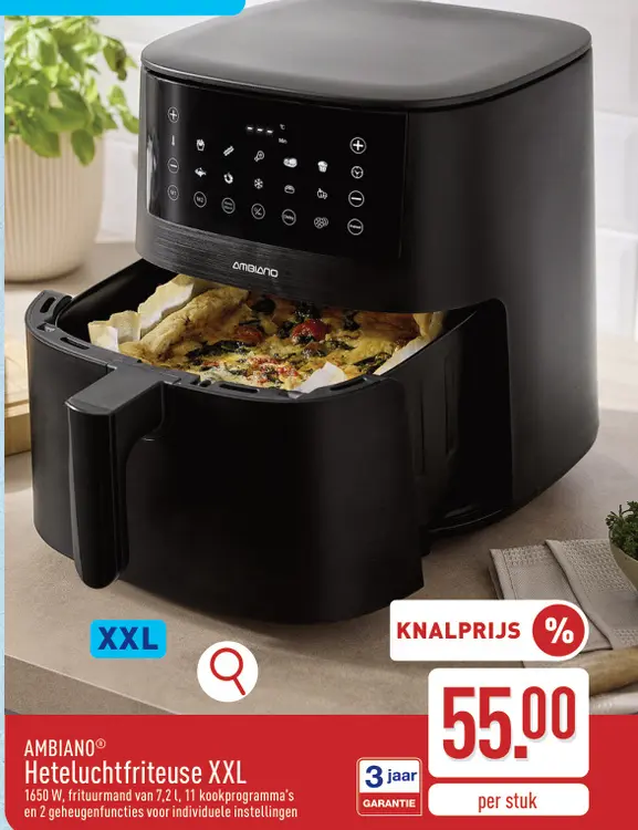 Promotie: Heteluchtfriteuse XXL
