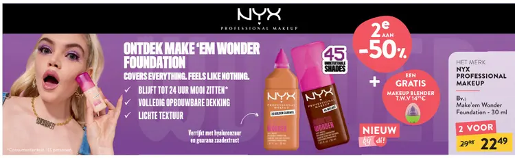 Promotie: Make'em Wonder Foundation