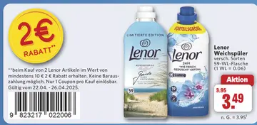Aanbieding: Lenor Weichspüler