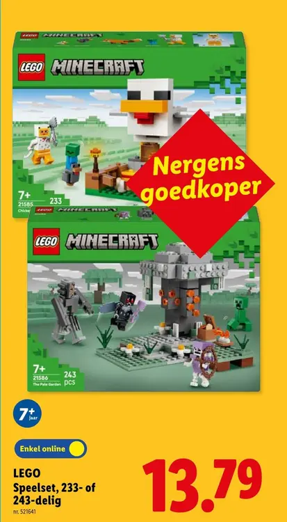 Promotie: LEGO Speelset, 233- of 243-delig