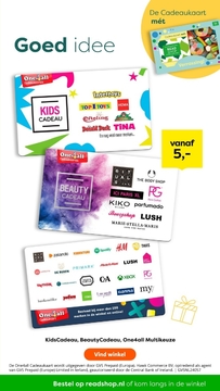 Aanbieding: KidsCadeau, Beauty Cadeau, One4all Multikeuze