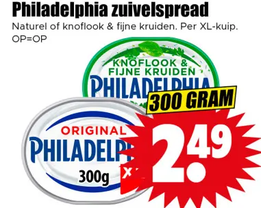 Aanbieding: Philadelphia zuivelspread