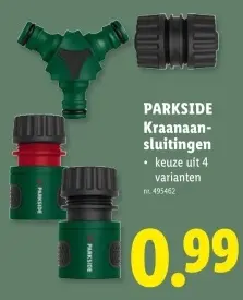 Promotie: Kraanaansluitingen