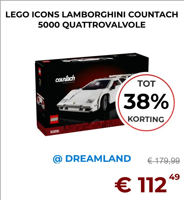 Aanbieding: Lamborghini countach 5000 quattrovalvole