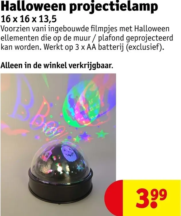 Aanbieding: Halloween projectielamp
