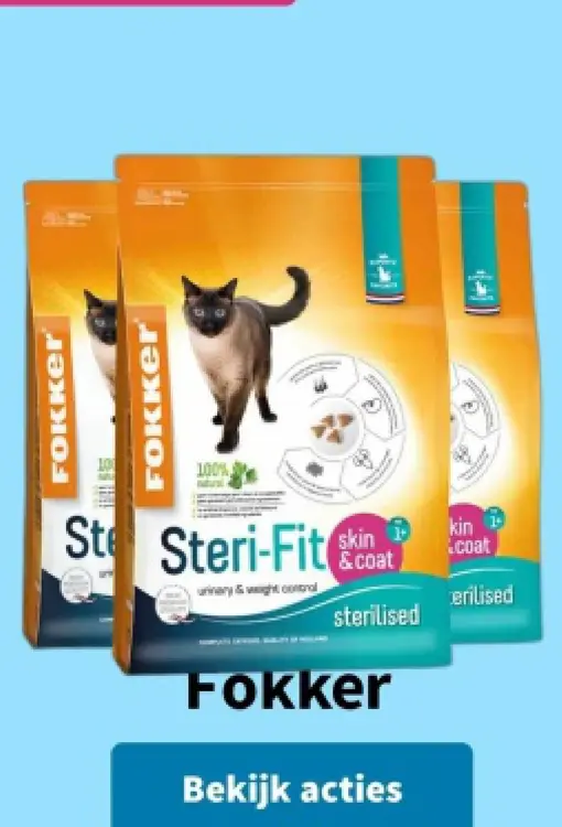 Promotie: Fokker Steri-Fit skin & coat