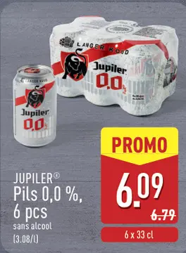 Offre: JUPILER® Pils 0,0%