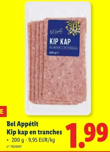 Offre: Kip kap en tranches