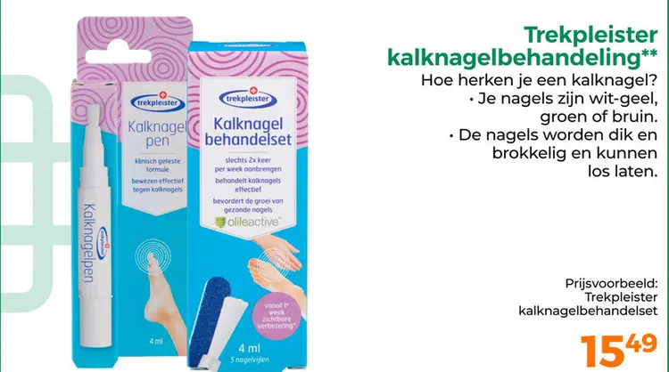 Aanbieding: Trekpleister kalknagelbehandeling