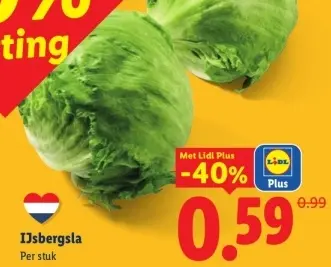 Aanbieding: IJsbergsla