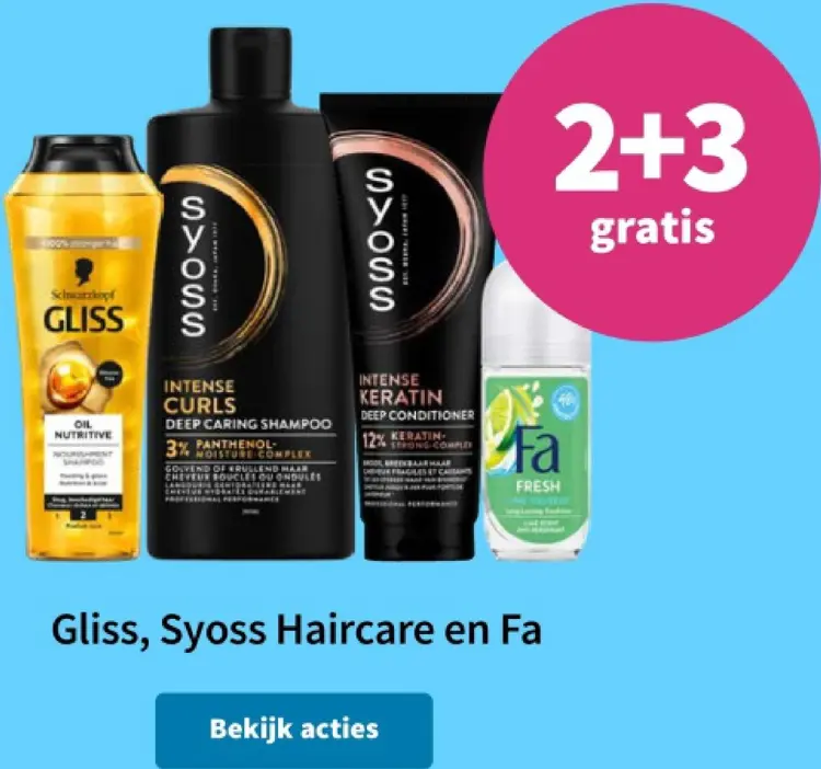 Aanbieding: Gliss, Syoss Haircare en Fa