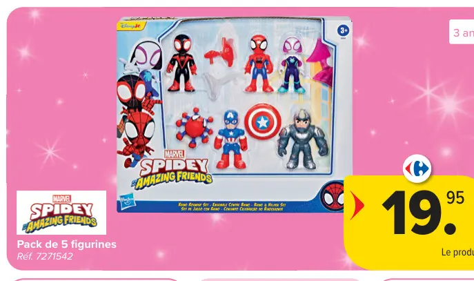 Offre: Pack de 5 figurines Spidey and His Amazing Friends