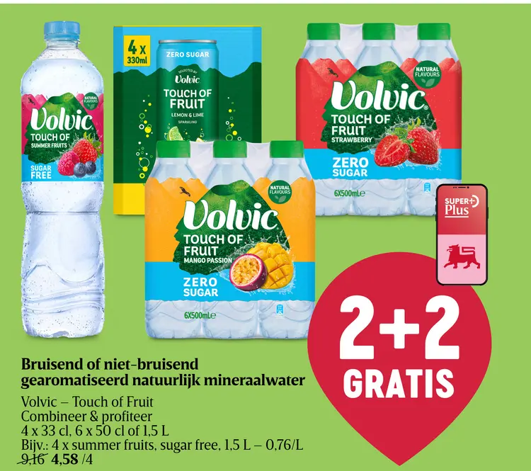 Promotie: Bruisend of niet-bruisend gearomatiseerd natuurlijk mineraalwater