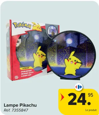 Offre: Lampe Pikachu